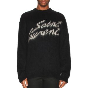 Mohair Jumper Sweater Men