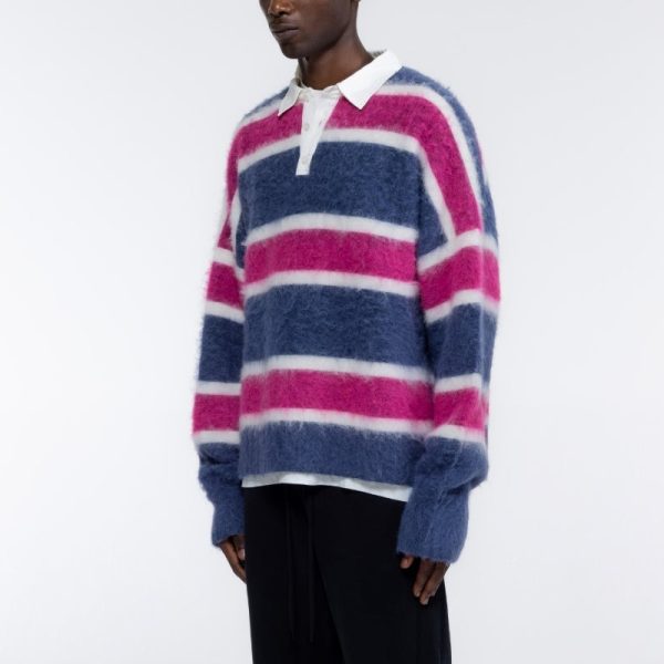 Mohair Rugby Polo Sweater