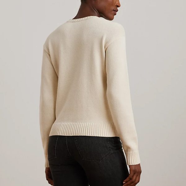 ⁦Intarsia Knit Dachshund Sweater⁩ - الصورة ⁦5⁩