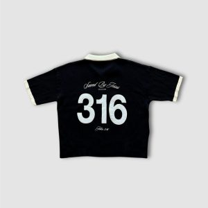 Short Sleeve Football Knitwear