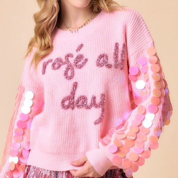 Sequin Party Sweater Women