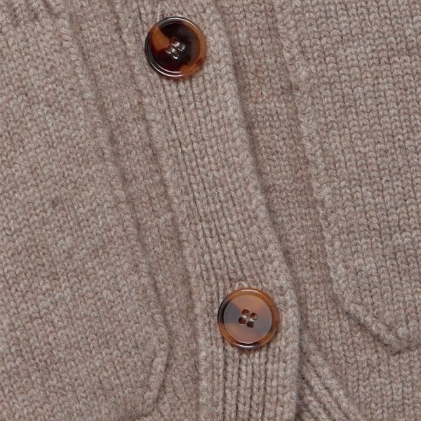 100% Cashmere Cardigan Sweater Women - Image 5