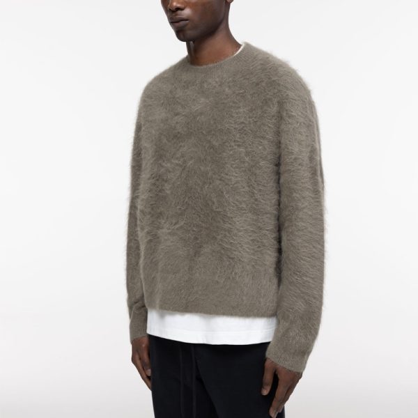 ⁦Alpaca Brushed Pullover Sweater⁩ - الصورة ⁦2⁩