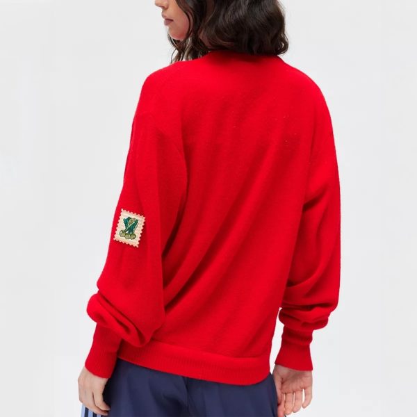 ⁦Patch Varsity Cardigan Women⁩ - الصورة ⁦3⁩