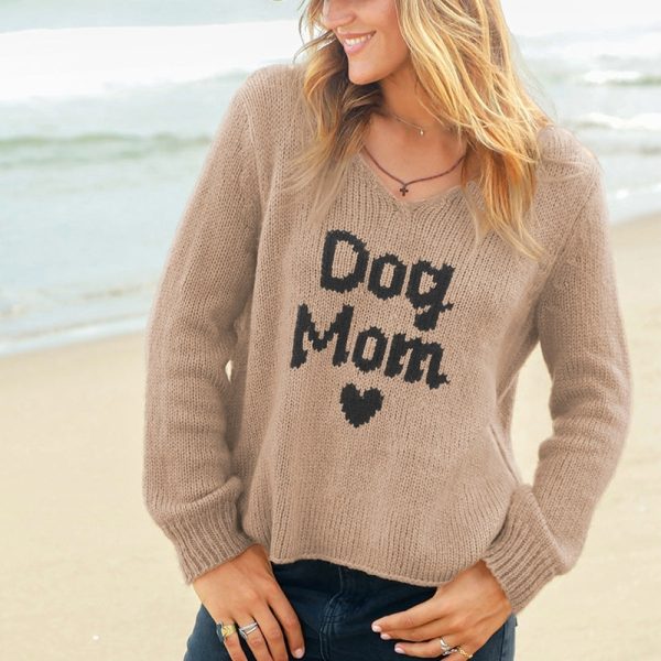 ⁦V Neck Sweater Women⁩ - الصورة ⁦4⁩