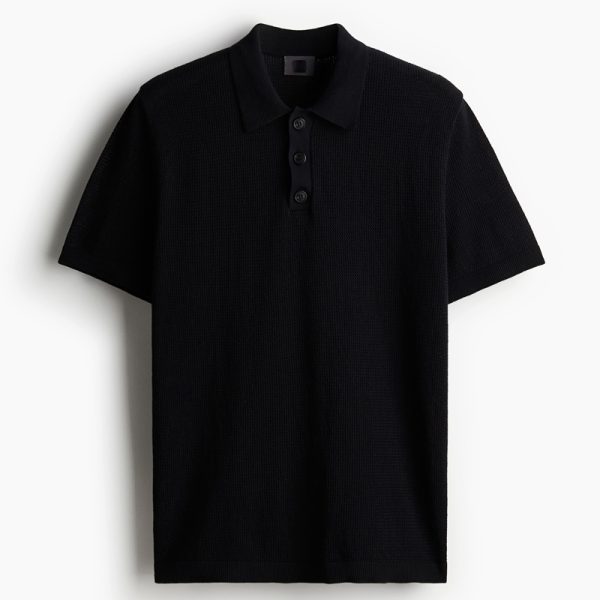 Knit Polo Shirt Men