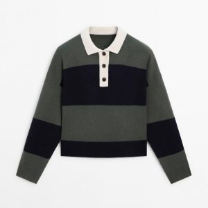 Rugby Jumper Polo Sweater Women