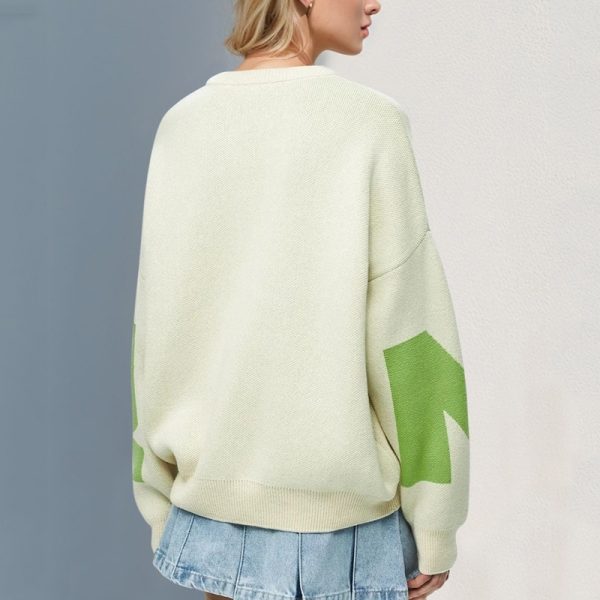 Jacquard Y2K Sweater Women — изображение 2