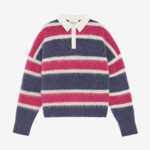 Mohair Rugby Polo Sweater