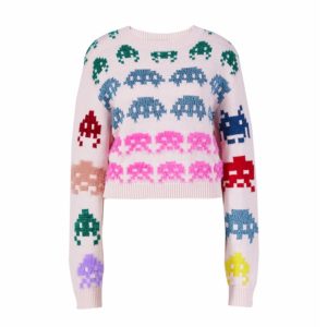 Skull Cropped Sweater Women