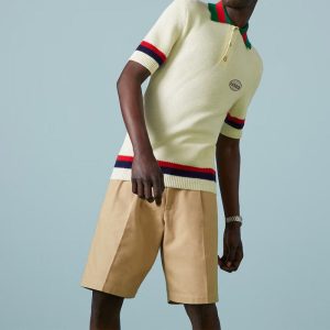 Luxury Knit Polo Men