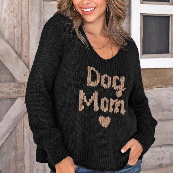 ⁦V Neck Sweater Women⁩ - الصورة ⁦3⁩