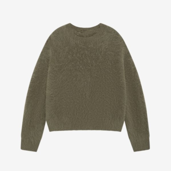 ⁦Alpaca Brushed Pullover Sweater⁩ - الصورة ⁦4⁩