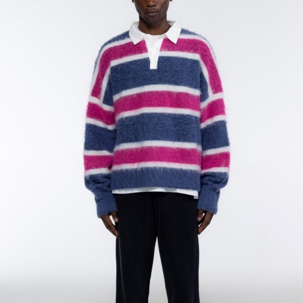 Mohair Rugby Polo Sweater
