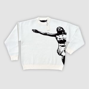 Jacquard Print Sweater Unisex