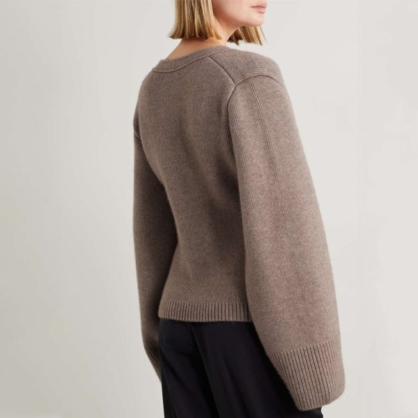 100% Cashmere Cardigan Sweater Women