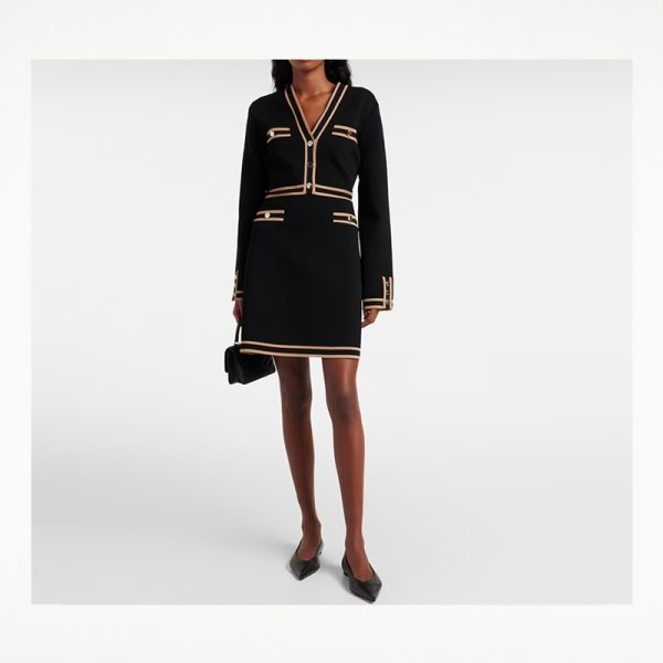 Women's Knit Sweater Midi Dress