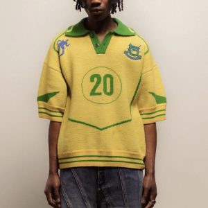 Vintage Knitted Football Jumper