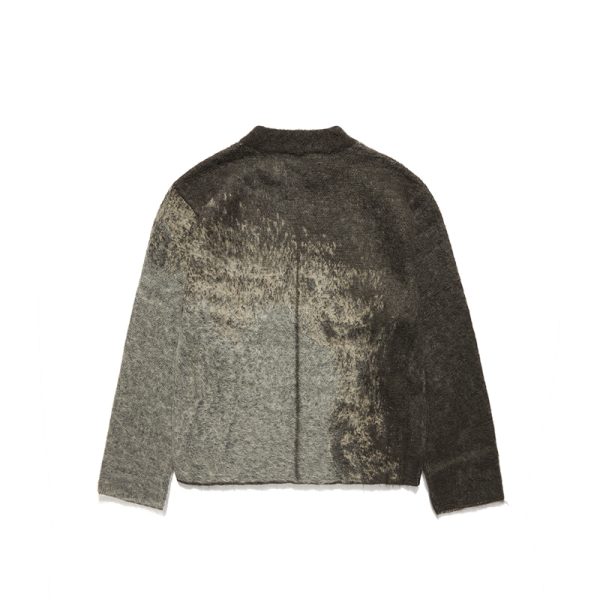 Patterm Jacquard Mohair Sweater