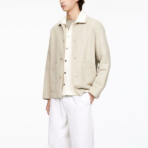High Quality Short Sleeve Summer Button Cardigan Sweater Fine Knit Polo Shirt Men – Bild 5