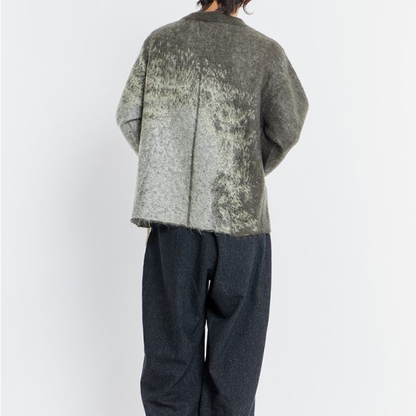 Patterm Jacquard Mohair Sweater