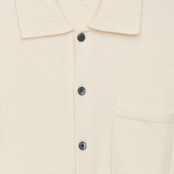 High Quality Short Sleeve Summer Button Cardigan Sweater Fine Knit Polo Shirt Men – Bild 6