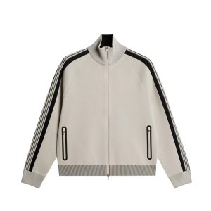 Custom Jacquard Zip Knit Jacket