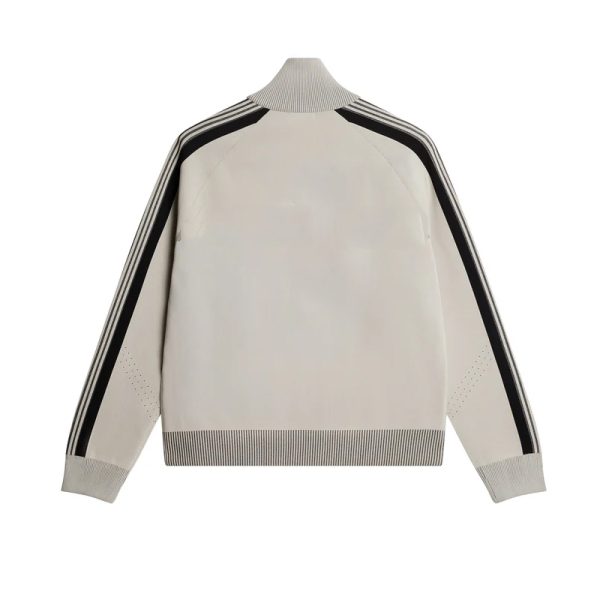 Custom Jacquard Zip Knit Jacket - Image 3