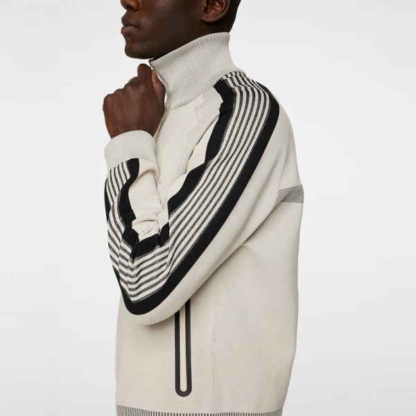 Custom Jacquard Zip Knit Jacket - Image 5