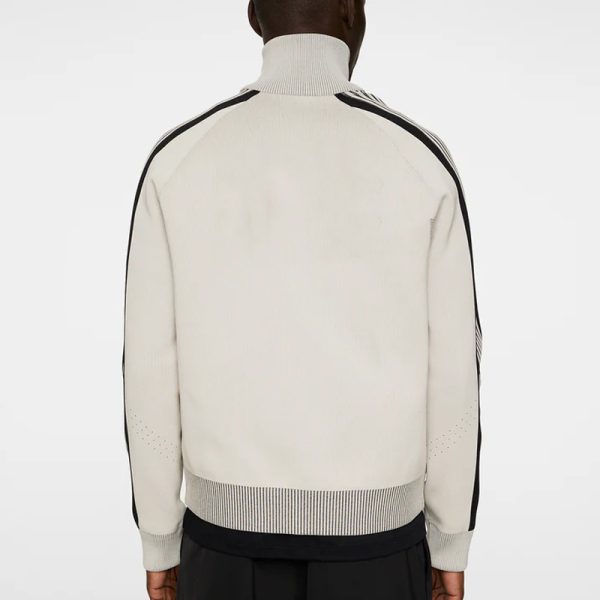 Custom Jacquard Zip Knit Jacket - Image 6